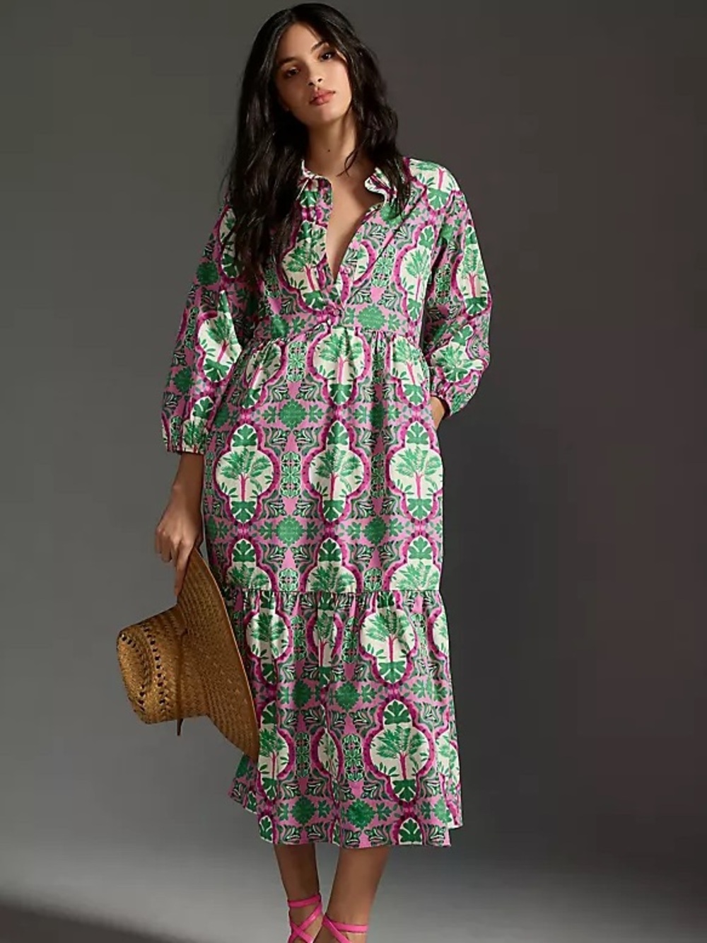MAEVE Bettina Midi Dress